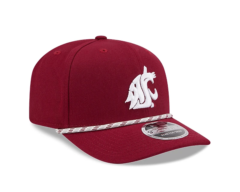Washington State Cougars Crimson Multi Rope NCAA New Era 9SEVENTY Stretch Snapback Hat