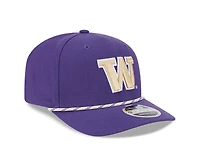 Washington Huskies Purple Multi Rope NCAA New Era 9SEVENTY Stretch Snapback Hat