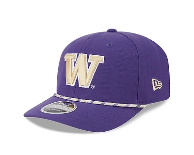 Washington Huskies Purple Multi Rope NCAA New Era 9SEVENTY Stretch Snapback Hat