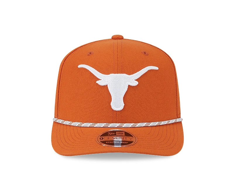 Texas Longhorns Burnt Orange Multi Rope NCAA New Era 9SEVENTY Stretch Snapback Hat