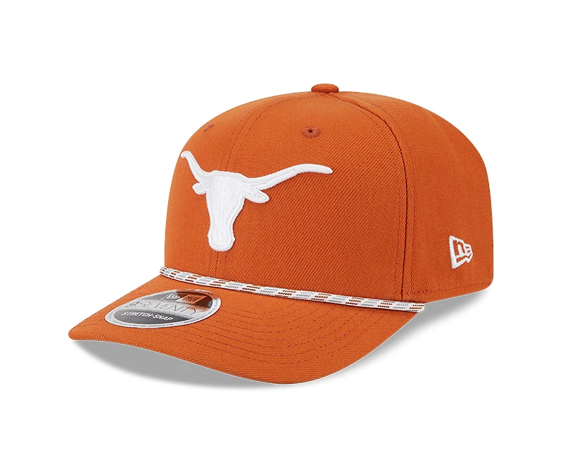 Texas Longhorns Burnt Orange Multi Rope NCAA New Era 9SEVENTY Stretch Snapback Hat