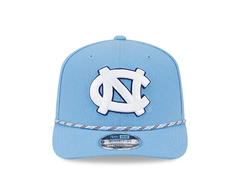 North Carolina Tar Heels Carolina Blue Multi Rope NCAA New Era 9SEVENTY Stretch Snapback Hat