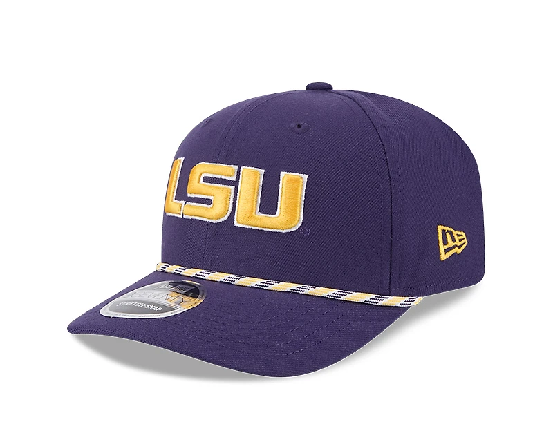 LSU Tigers Purple Multi Rope NCAA New Era 9SEVENTY Stretch Snapback Hat