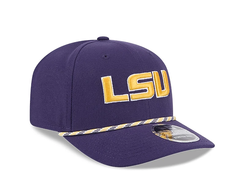 LSU Tigers Purple Multi Rope NCAA New Era 9SEVENTY Stretch Snapback Hat