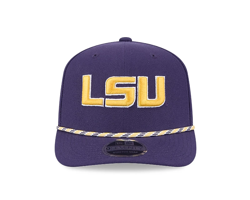 LSU Tigers Purple Multi Rope NCAA New Era 9SEVENTY Stretch Snapback Hat