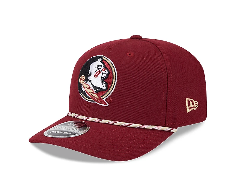 Florida State Seminoles Garnet Multi Rope NCAA New Era 9SEVENTY Stretch Snapback Hat