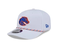 Boise State Broncos White Multi Rope NCAA New Era 9SEVENTY Stretch Snapback Hat
