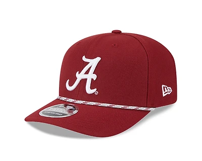 Alabama Crimson Tide Crimson Multi Rope NCAA New Era 9SEVENTY Stretch Snapback Hat