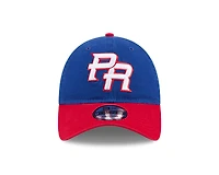 Puerto Rico Royal Blue and Red WBC New Era 9TWENTY Adjustable Hat