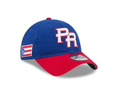 Puerto Rico Royal Blue and Red WBC New Era 9TWENTY Adjustable Hat