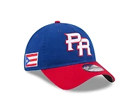 Puerto Rico Royal Blue and Red WBC New Era 9TWENTY Adjustable Hat