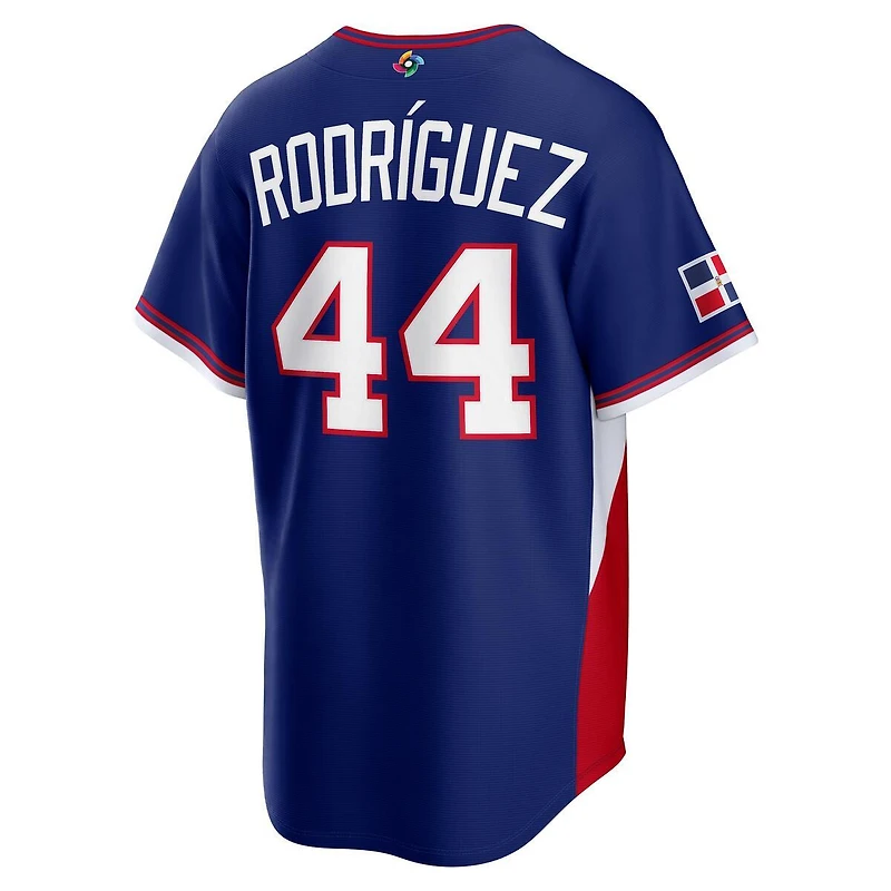 Dominican Republic Julio Rodriguez Blue 2026 World Baseball Classic WBC Nike Jersey