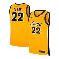 Iowa Hawkeyes Caitlin Clark Gold Alternate Nike College Basketball Jersey