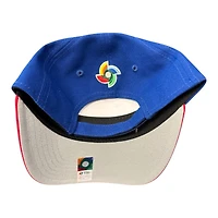 Toddler Puerto Rico Royal and Red WBC Flag Patch New Era 9FORTY M-Crown Adjustable Hat