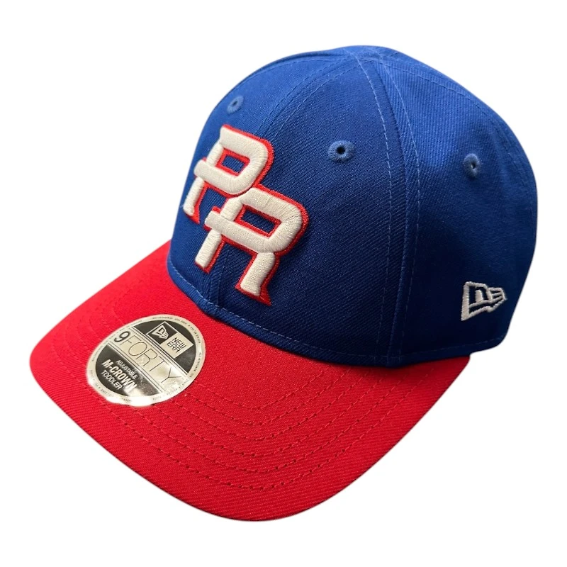 Toddler Puerto Rico Royal and Red WBC Flag Patch New Era 9FORTY M-Crown Adjustable Hat