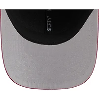 Youth Puerto Rico Royal and Red WBC Flag Patch New Era 9FORTY M-Crown Adjustable Hat