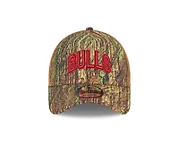 Chicago Bulls 2025 All-Star Game Fan Pack Grove Trucker New Era A-Frame 9FORTY Snapback Hat