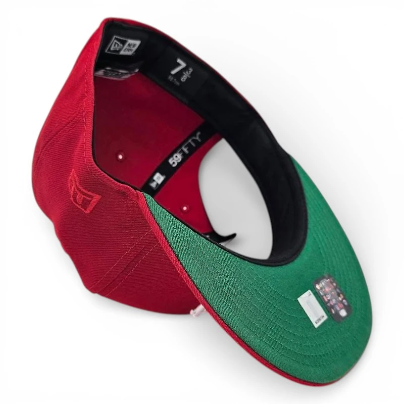 Denver Nuggets Scarlet Leon the Lab Canada Patch Green UV New Era 59FIFTY Fitted Hat