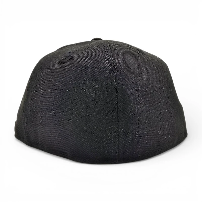 Denver Nuggets Black Leon the Lab Christmas Patch Grey UV New Era 59FIFTY Fitted Hat