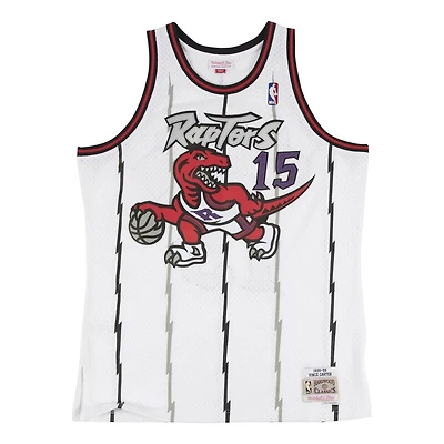 Vince Carter Toronto Raptors Mitchell & Ness 1997-1998 Hardwood Classics Swingman White Jersey