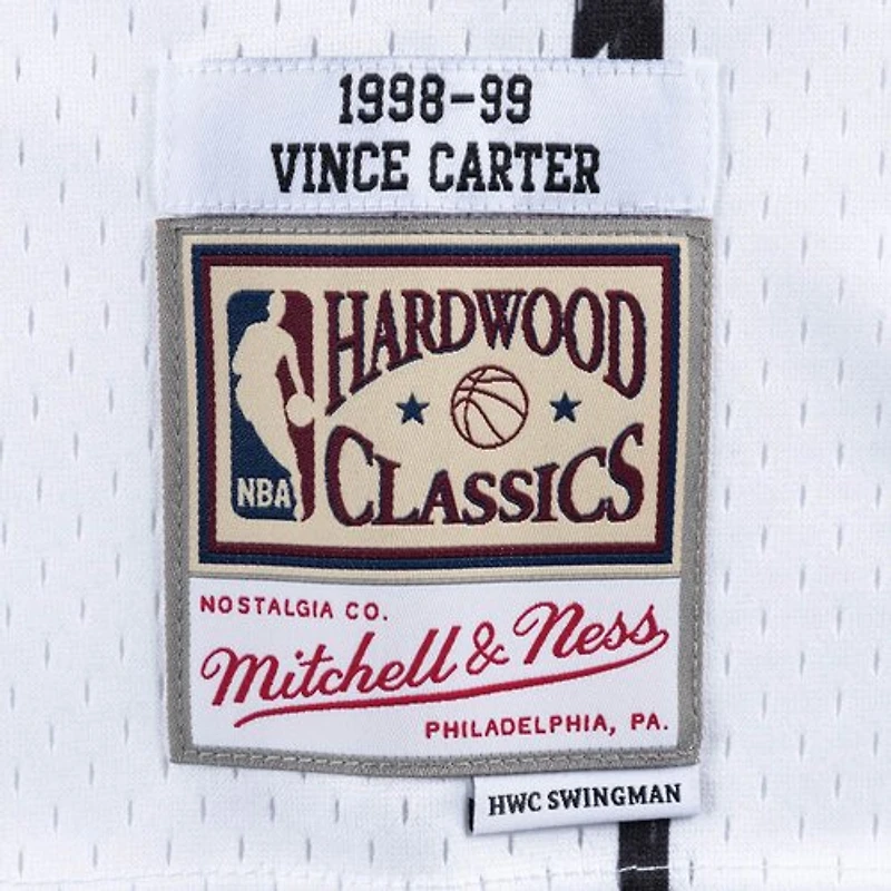 Vince Carter Toronto Raptors Mitchell & Ness 1997-1998 Hardwood Classics Swingman White Jersey