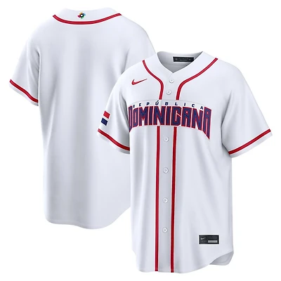 Dominican Republic White Blank 2026 World Baseball Classic WBC Nike Jersey