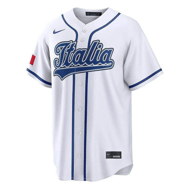Team Italy "Italia" White Blank 2026 World Baseball Classic WBC Nike Jersey