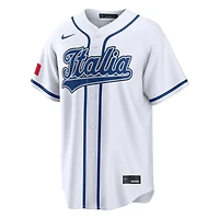 Team Italy "Italia" White Blank 2026 World Baseball Classic WBC Nike Jersey