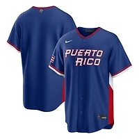 Puerto Rico Royal Blue Blank 2026 World Baseball Classic WBC Nike Jersey