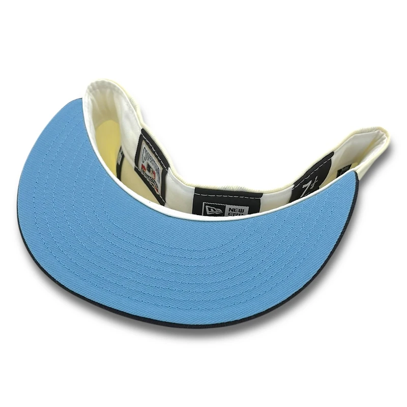 Anaheim Angels Chrome and Black 40th Season Patch Icy Blue UV New Era 59FIFTY Fitted Hat