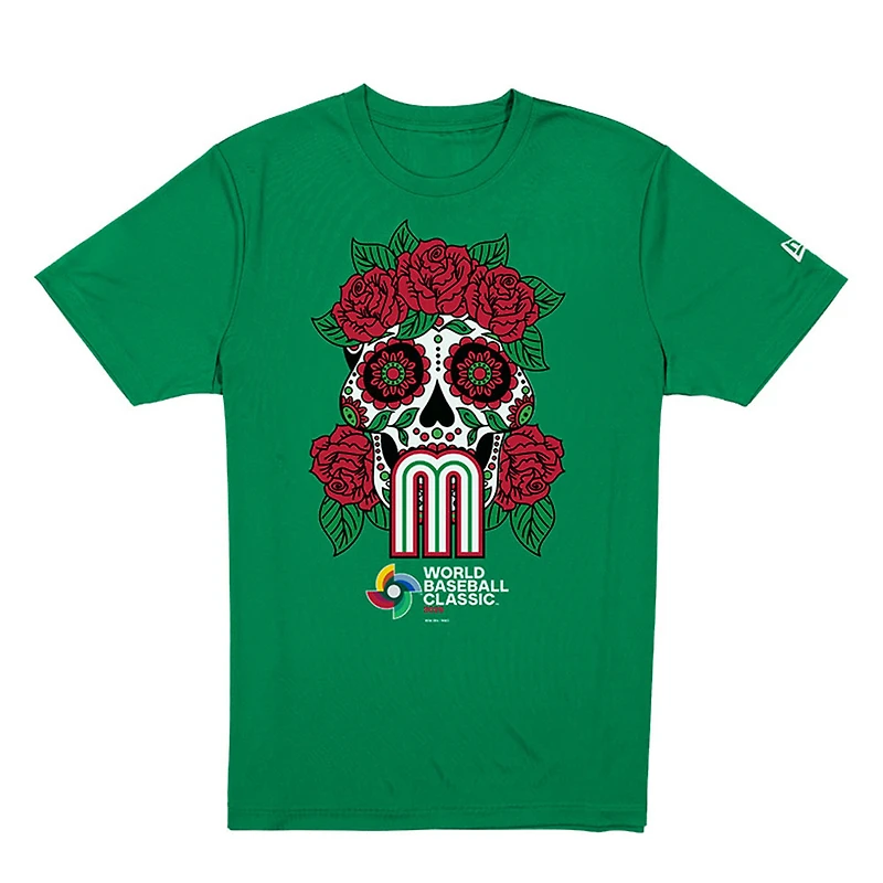 Mexico Baseball Green 2026 World Classic Country New Era T-Shirt