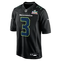 Seattle Seahawks Nick Emmanwori Super Bowl LX Patch Nike Carbon Black Fashion Game Jersey