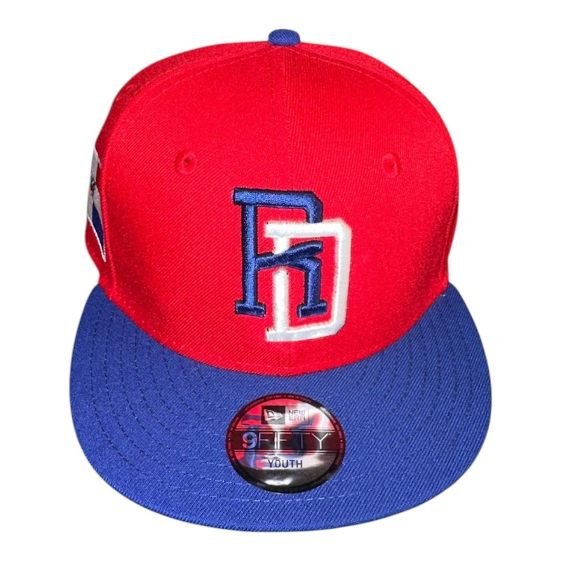 Youth Dominican Republic Scarlet and Royal WBC New Era 9FIFTY Snapback Hat