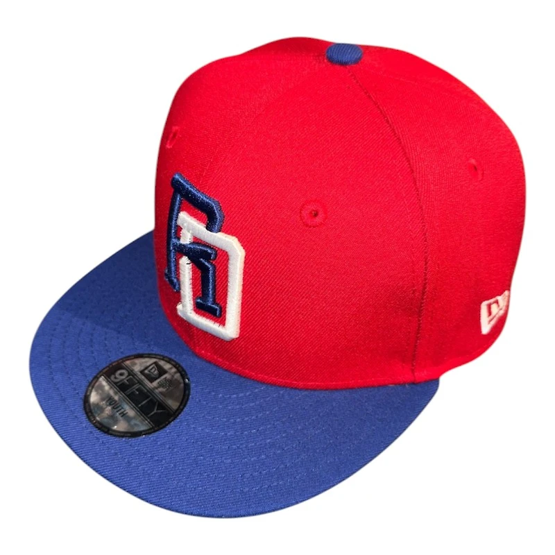 Youth Dominican Republic Scarlet and Royal WBC New Era 9FIFTY Snapback Hat