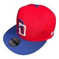 Youth Dominican Republic Scarlet and Royal WBC New Era 9FIFTY Snapback Hat