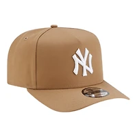 New York Yankees Khaki Brown Basic New Era 9FIFTY A-Frame Snapback Hat