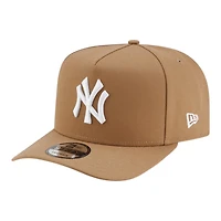 New York Yankees Khaki Brown Basic New Era 9FIFTY A-Frame Snapback Hat