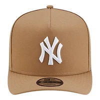 New York Yankees Khaki Brown Basic New Era 9FIFTY A-Frame Snapback Hat