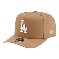 Los Angeles Dodgers Khaki Brown Basic New Era 9FIFTY A-Frame Snapback Hat