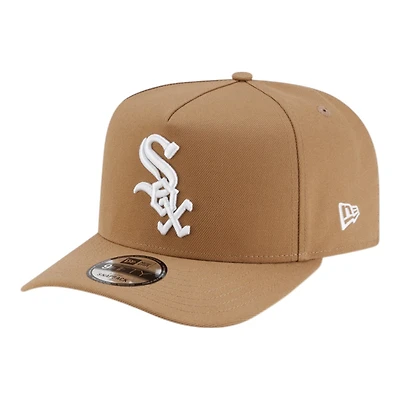Chicago White Sox Khaki Brown Basic New Era 9FIFTY A-Frame Snapback Hat