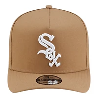Chicago White Sox Khaki Brown Basic New Era 9FIFTY A-Frame Snapback Hat