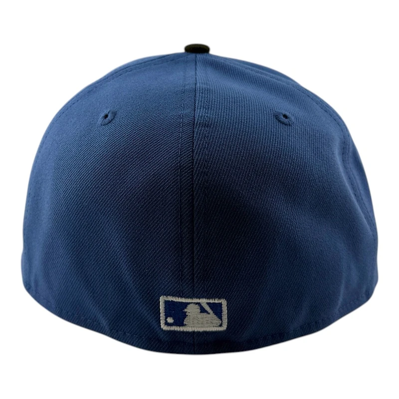 Los Angeles Dodgers Indigo Blue and Black 60th Anniversary Patch Kelly Green UV New Era 59FIFTY Fitted Hat