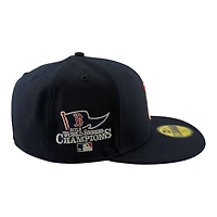 Boston Red Sox Navy with Metallic Stitching 2013 World Series Champions Patch Gray UV New Era 59FIFTY Fitted Hat