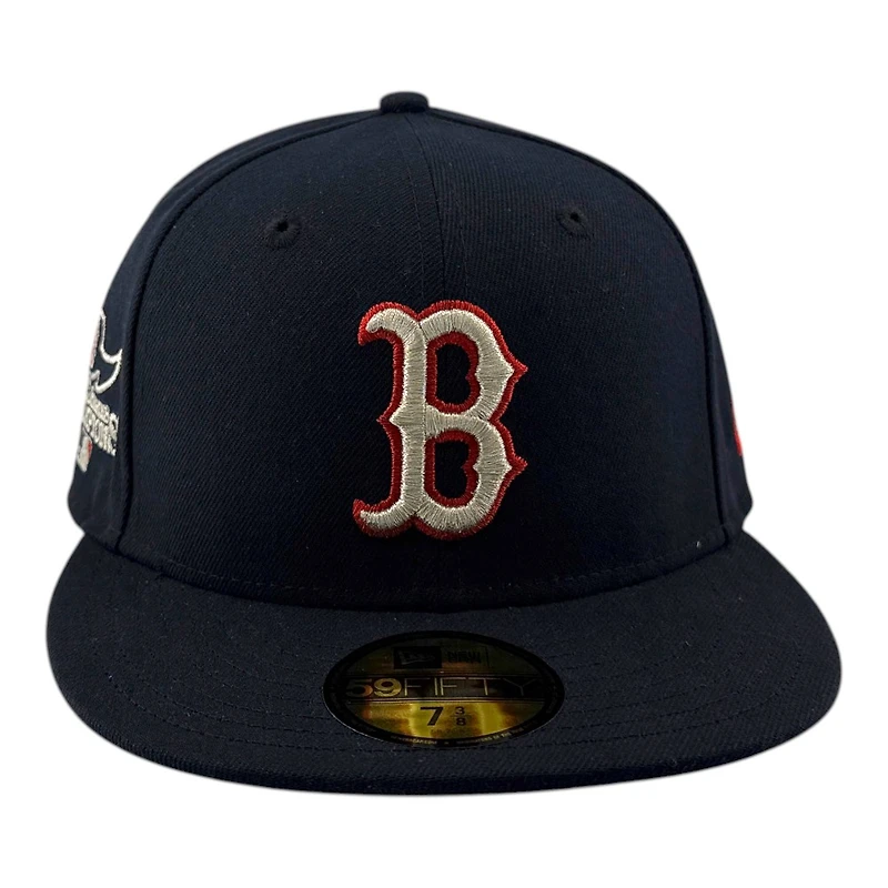 Boston Red Sox Navy with Metallic Stitching 2013 World Series Champions Patch Gray UV New Era 59FIFTY Fitted Hat