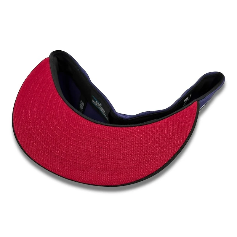 Lake Elsinore Storm Purple and Black California League Patch Red UV MiLB New Era 59FIFTY Fitted Hat