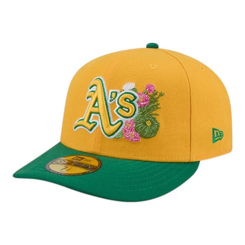 Oakland Athletics Yellow and Green 2026 Spring Training New Era 59FIFTY Fitted Hat