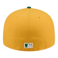 Oakland Athletics Yellow and Green 2026 Spring Training New Era 59FIFTY Fitted Hat