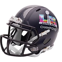 Seattle Seahawks Navy Super Bowl LX Champions Riddell Speed Mini Helmet