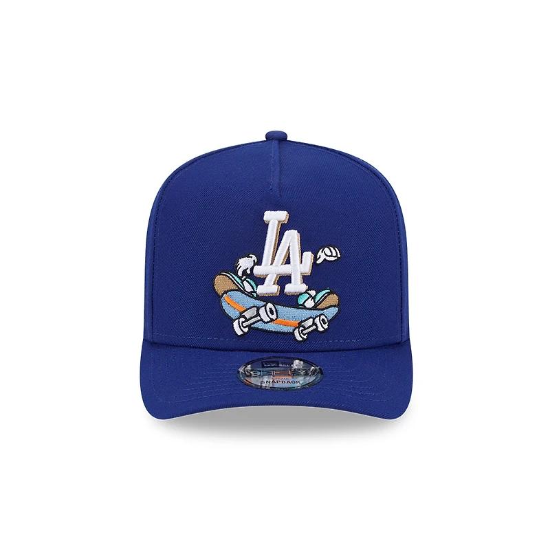 Los Angeles Dodgers Royal Cartoon Series New Era 9FIFTY A-Frame Snapback Hat