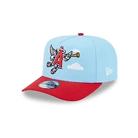 Los Angeles Angels Blue and Red Cartoon Series New Era 9FIFTY A-Frame Snapback Hat